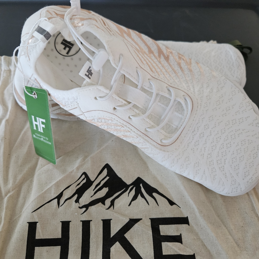 Hike Women's White Sneakers - Picture 5 of 6